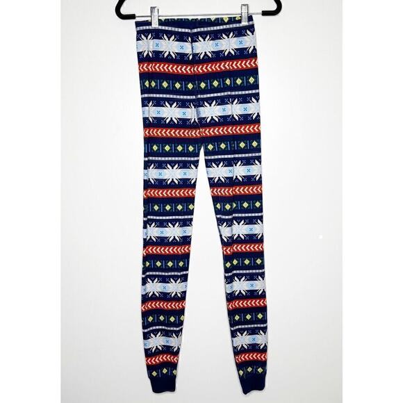Hanna Andersson Kids Unisex Holiday Print Long John Pajama Set Multi Size 14 - Picture 6 of 8